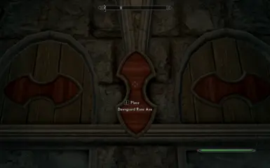 The Dawnguard Runic Weapons and Shield, normally unobtainable when siding with the vampires