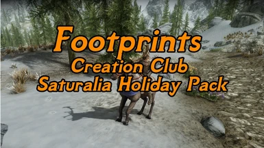 Footprints - Creation Club - Saturalia Holiday Pack