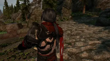 Raziel actually had a low ponytail. This one is a bit longer
