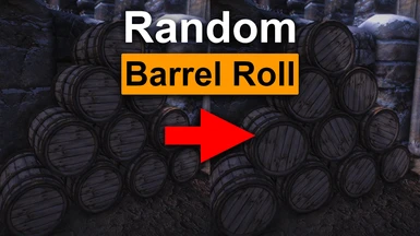 Random Barrel Roll - Base Object Swapper at Skyrim Special Edition Nexus -  Mods and Community