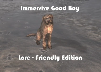 skyrim bad dog immersive creatures