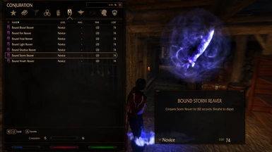Bound Storm Reaver spell view (updated spell views)