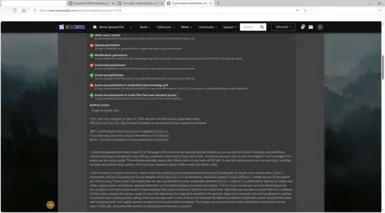 Mihail's permissions