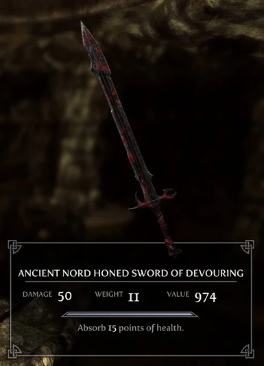 Ancient Nord Honed Sword of Devouring