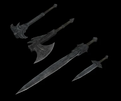 Mace - War Axe - Sword - Dagger