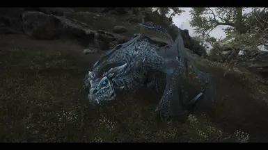 GoT Dragons - Undead Viserion as Durnehviir at Skyrim Special Edition ...