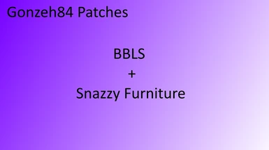BBLS - Snazzy Furniture Choices