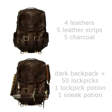 Dark leather -&gt; thief