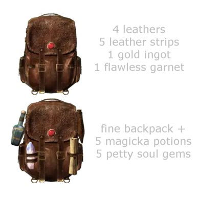 Fine leather -&gt; mage