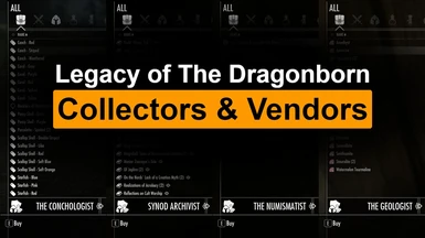 Legacy of the Dragonborn Collectors and Vendors German