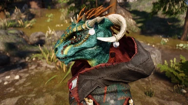 More Argonian Horns Patch