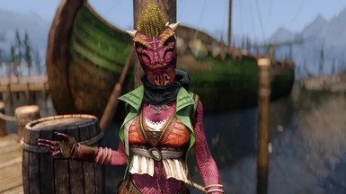 Hott Argonians with Feather Hairs Patch