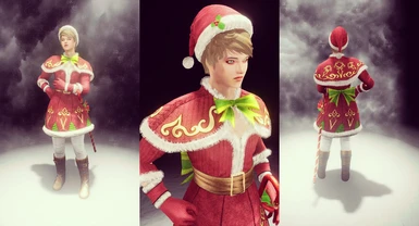 Wintersday Dress Set on Male Characters