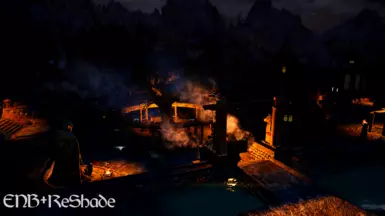 Whiterun Stairs  ENB ReShade 