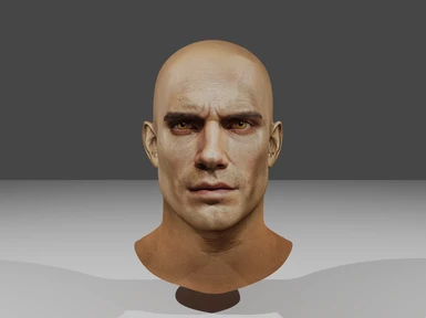 New Head Model i'm working on, it will have custom face morphs