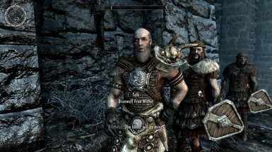 Brunwulf in the Windhelm victory speech