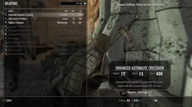 The Automatic Crossbows are also temperable!