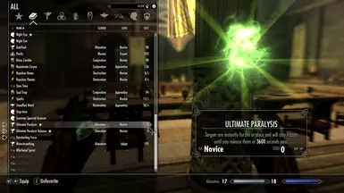 As it appears in powers menu