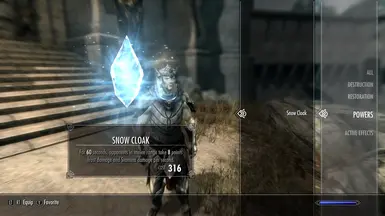 Skyrim snow elf race mod