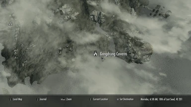 Gangdrung Caverns Map Marker