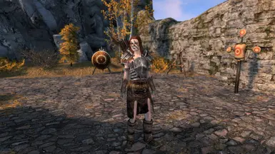 Aela the Huntress's delighted testimonial: ''What in the world are you playing at?! Take your... pile of stuff and get out of our training yard, Jarl Dweebgeir of Dorkreath!''