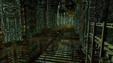 Second floor side hallway