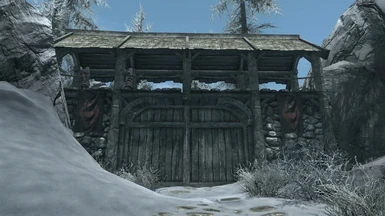 Closed And Guarded Border Gates At Skyrim Special Edition Nexus Mods And Community - how to build skyrim border gates in roblox studio