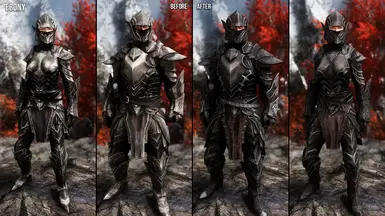 Ebony Valkyrie Armor (by comrade1280) - SSE Custom Port at Skyrim Special  Edition Nexus - Mods and Community