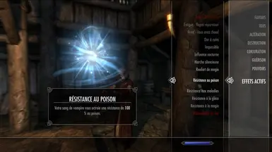 La résistance au poison aussi