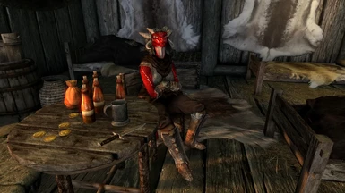 Red Princess when she used to be in the Morthal Guardhouse
