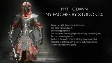 Mythic Dawn Armor Se My Patches And Fixes By Xtudo At Skyrim Special Edition Nexus Mods And