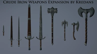 Crude Iron Weapons Expansion by Kredans