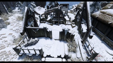 Winterhold - More Detailed Destroyed Houses