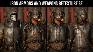 Iron Armors and Weapons Retexture SE