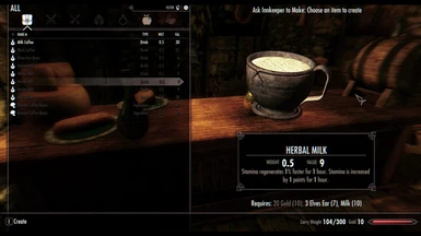 15 for brewing + missing ingredient compensation