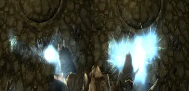 Frostbite. Single-cast (Left), Dual-cast (Right). Yes, it's the same spell and turns into Wall of Frost.