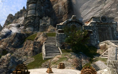 New path to watchtower in Greater Markarth Patch