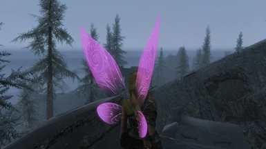 skin snow fairy wings