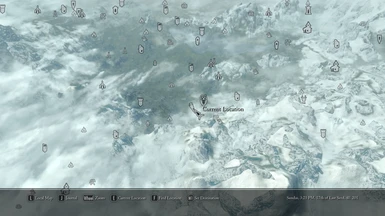 Valdrs House on map just outside the west gate of Falkreath