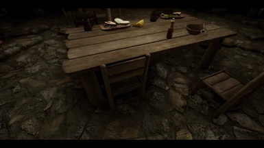 Table and chair textures are from Bas's weathered furniture mod