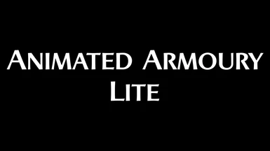 Animated Armoury - Lite