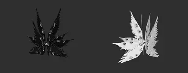 Accessories: Angel Masks (black and white)