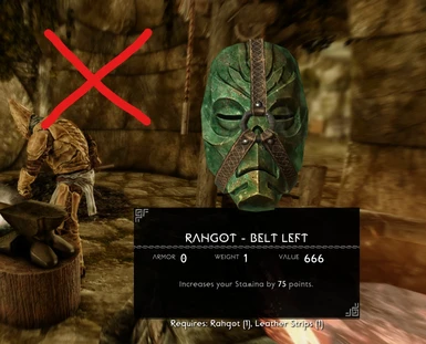 Belt-Worn Dragon Priest Masks - Patch at Skyrim Special Nexus - Mods and
