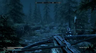 crossbow standing idle