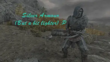 Much lighter silver armour