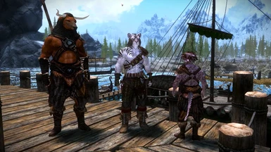 for reference - that's Jaree-Ra on the right at 5'10, and my character Gustav in the middle at 7'0.