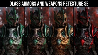 Glass Armors and Weapons Retexture SE at Skyrim Special Edition Nexus Mods Community