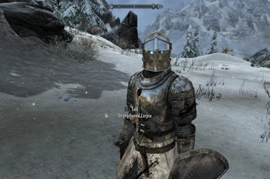 Corpse Guardian wearing armour given in-game.