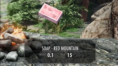 Crafted soaps give you small buffs