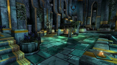 Skyrim player home mod gives you a cosy underground Elven spa to chill out  in